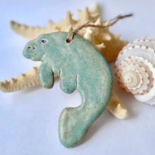Load image into Gallery viewer, Manatee Ornament
